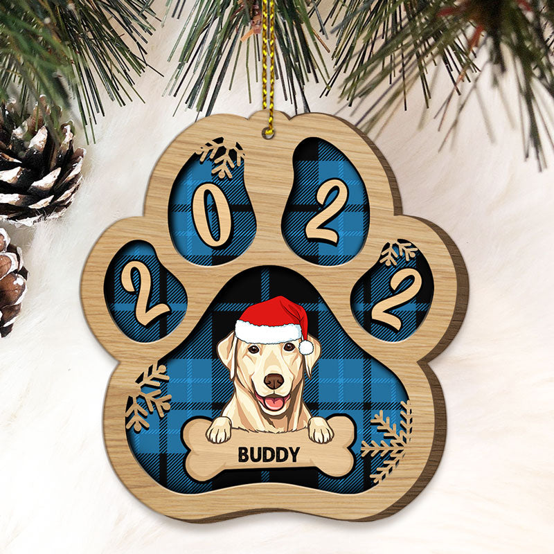 Dog Jingle Paw, Custom Gift for Dog Lovers- Personalized Acrylic Ornament
