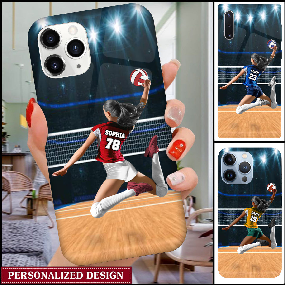 Personalized Just A Girl Who Loves Volleyball Phone Case-Gift For Volleyball Lover