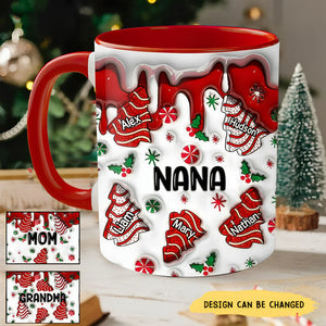 Christmas Tree Cakes Grandma With Xmas Snack Cakes Grandkids Personalized Mug