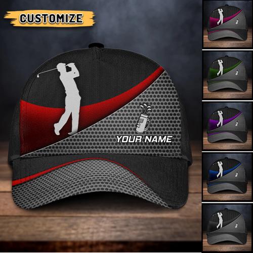 Personalized Golf Metal Multicolor Classic Cap