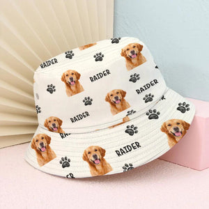 Pet Breed With Pet Name Bucket Hat, Dog Lover Gift