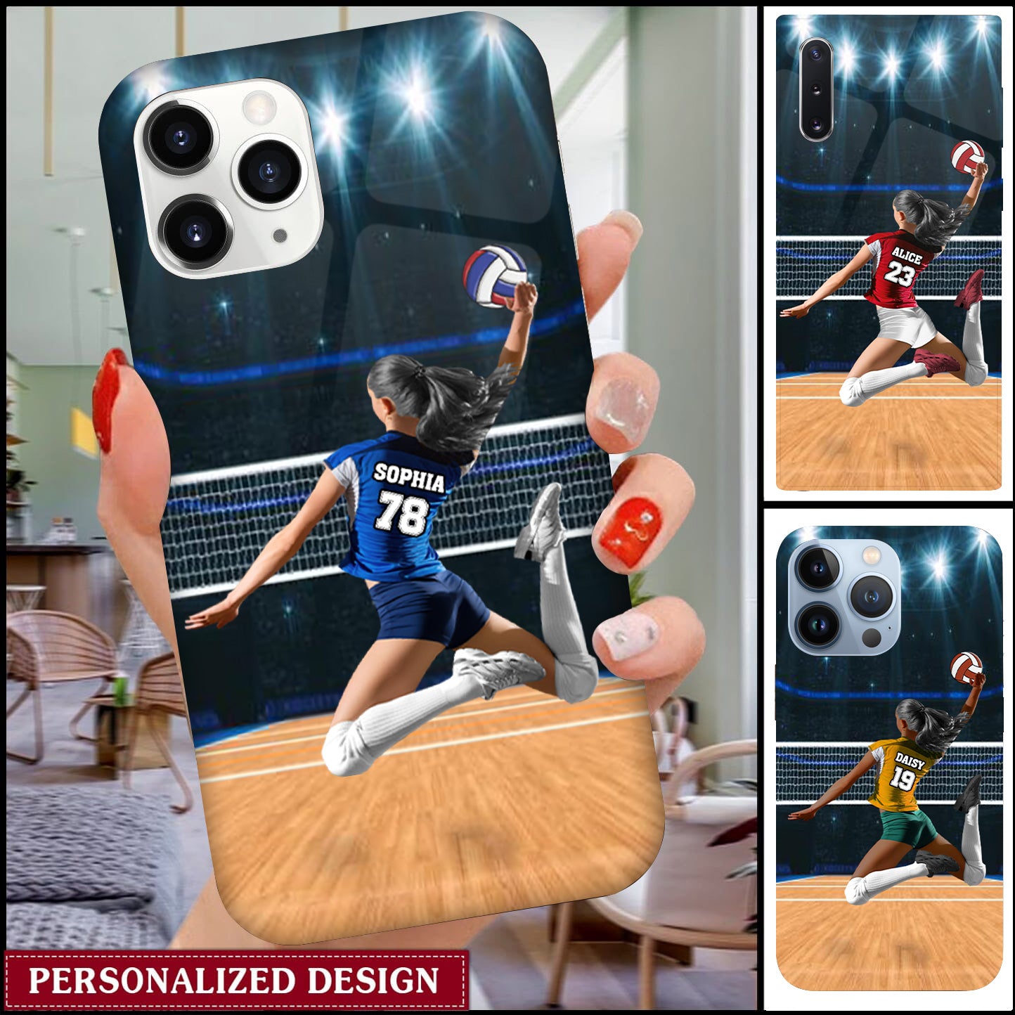 Personalized Just A Girl Who Loves Volleyball Phone Case-Gift For Volleyball Lover