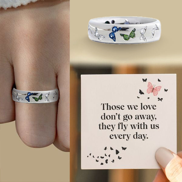 Butterfly Memorial Fidget Ring