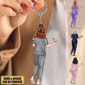 Personalized Nurse Keychain - Gift For Nurse