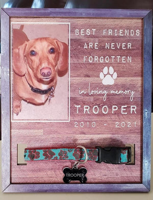 Best Friend Are Never Forgotten, Personalized Pet Memorial Sign, Unique Gift For Pet Loss