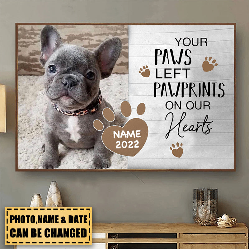 Personalized Pet Memorial Poster, Custom Dog Lovers Gift, Dog Mom, Dog Dad Photo Gift
