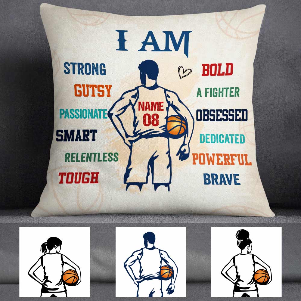 Love Basketball Player Pillow - Personalized Pillow