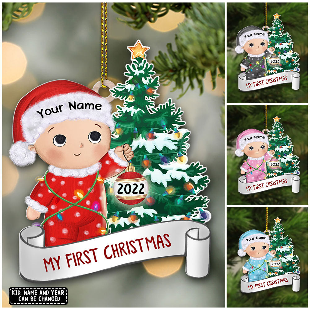 Baby's First Christmas Personalized Ornament