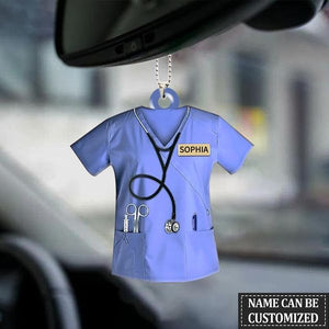 Personalized Nurse Uniform Ornament - Gift For Nurse