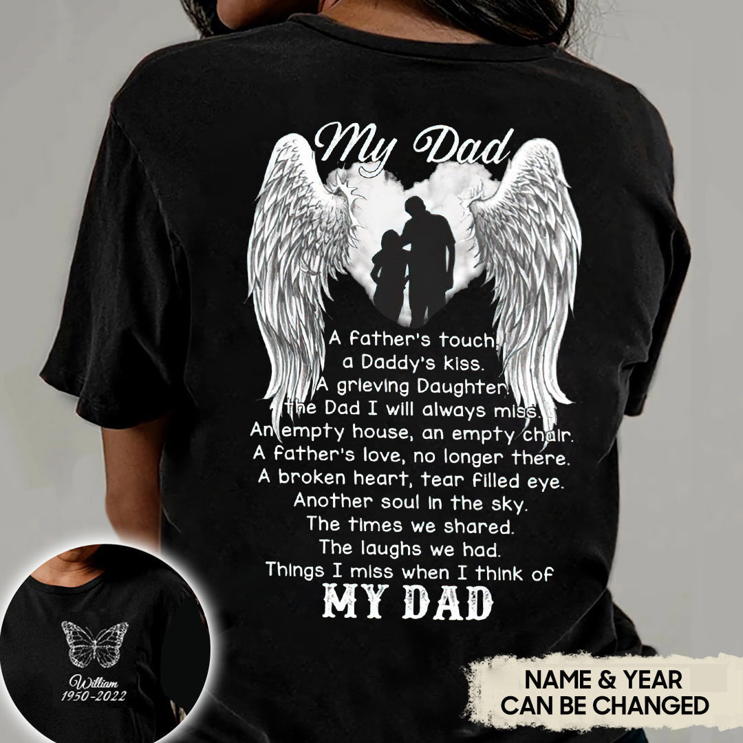 My Dad Is In Heaven Personalized T-Shirt