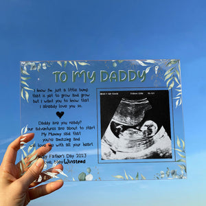I Know I'm Just A Little Bump - Personalized Acrylic Plaque
