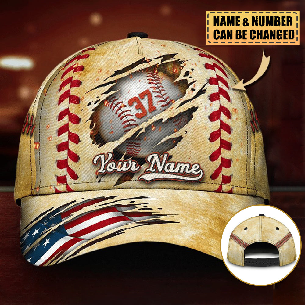 Personalized Custom Crack Baseball Classic Cap