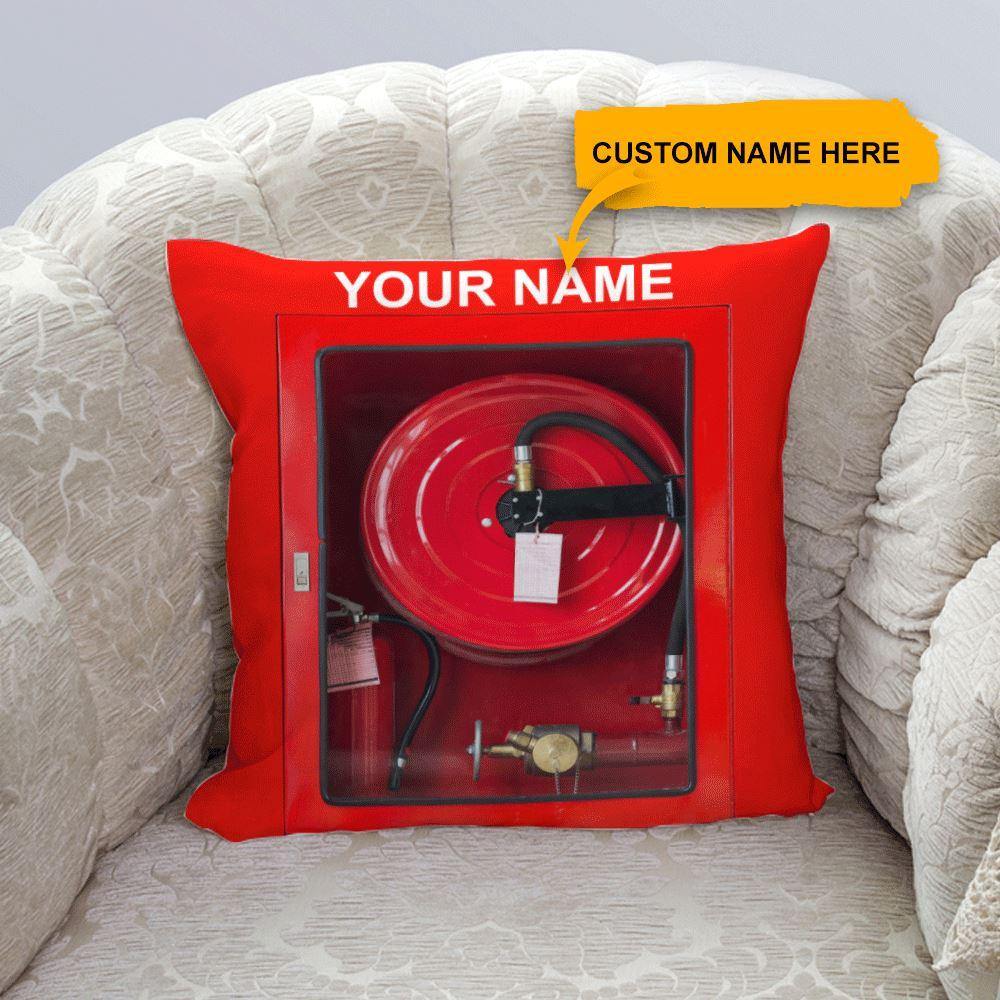 Firefighter Custom Pillow Firefighter Hose Personalized Gift