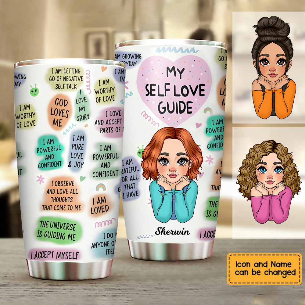 My Self Love Guide - Personalized Steel Tumbler