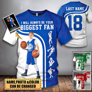 Personalized Shirt I Will Always Be Your Biggest Fan All Over Print Shirt