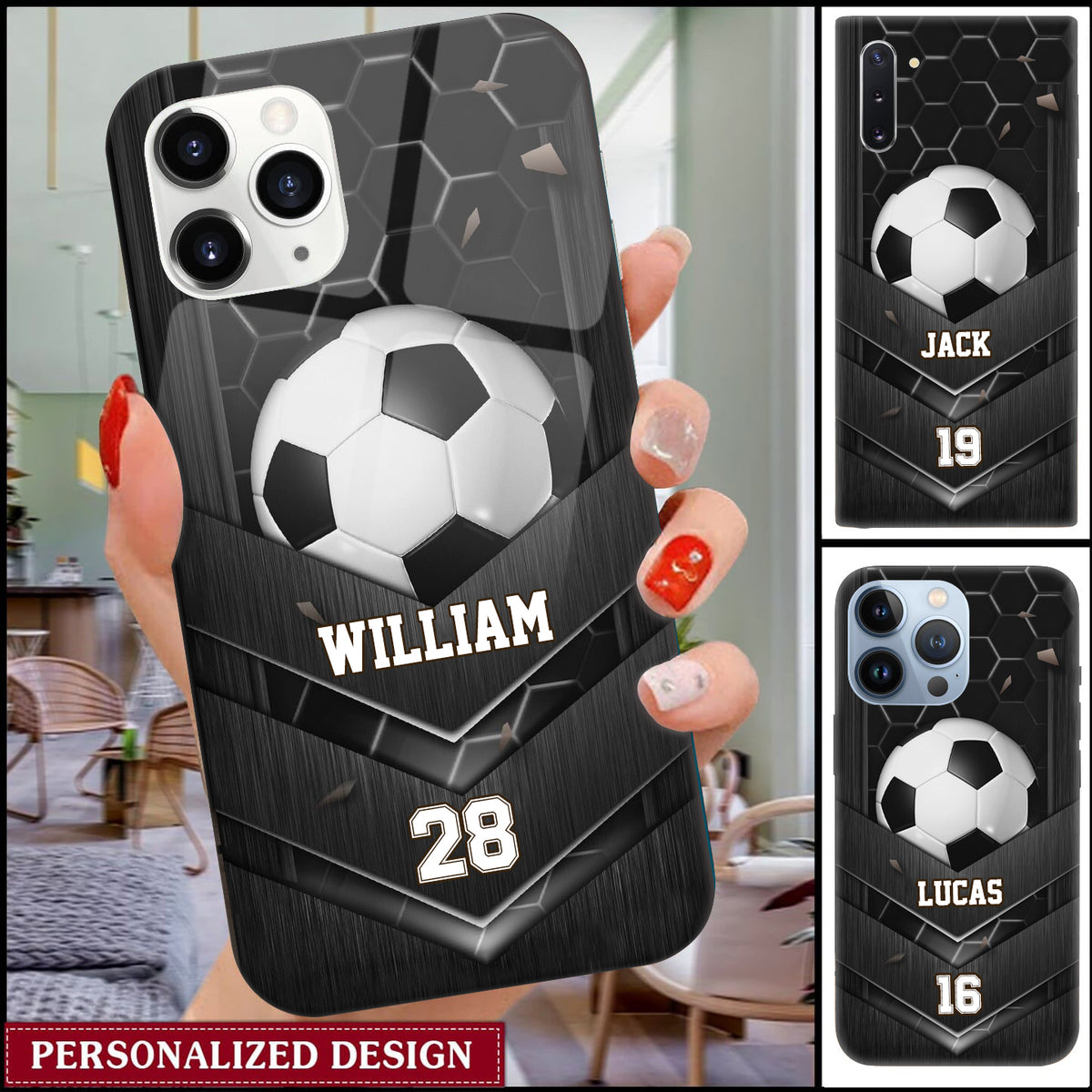Personalized Soccer Phone Case - Gift For Soccer Lover