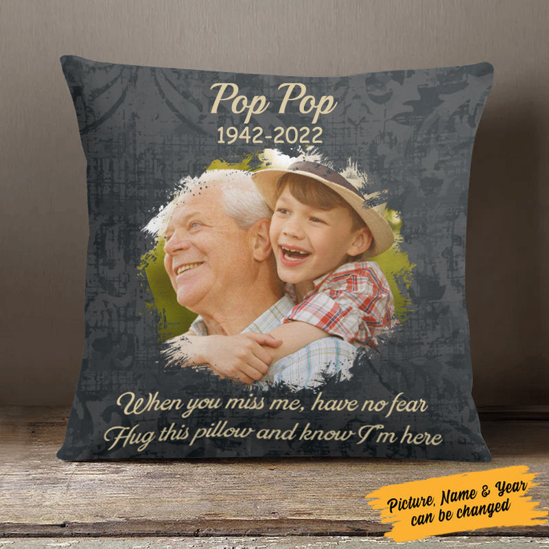 Hug This Pillow And Know I'm Here - Personalized Pillowcase