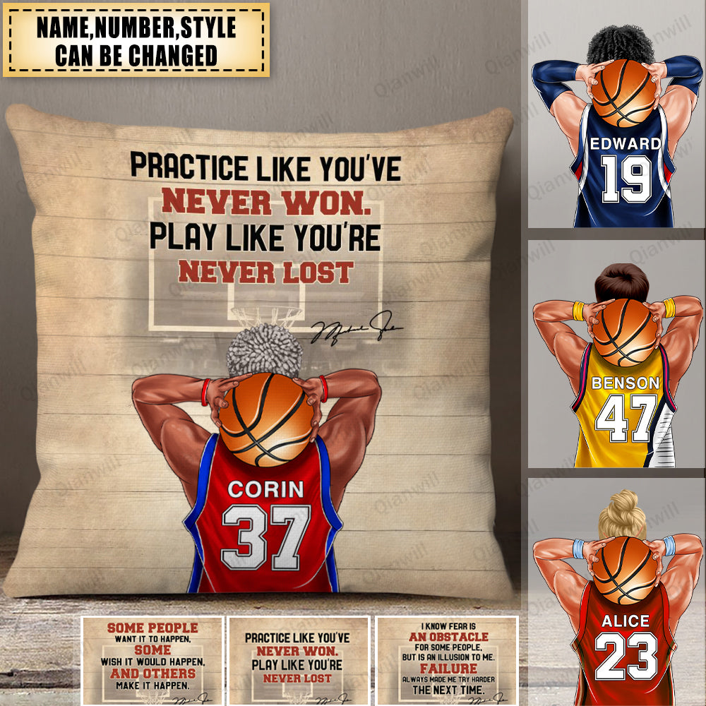 Personalized Basketball Boy Pillowcase - Some People Want It To Happen, And Others Make It Happen